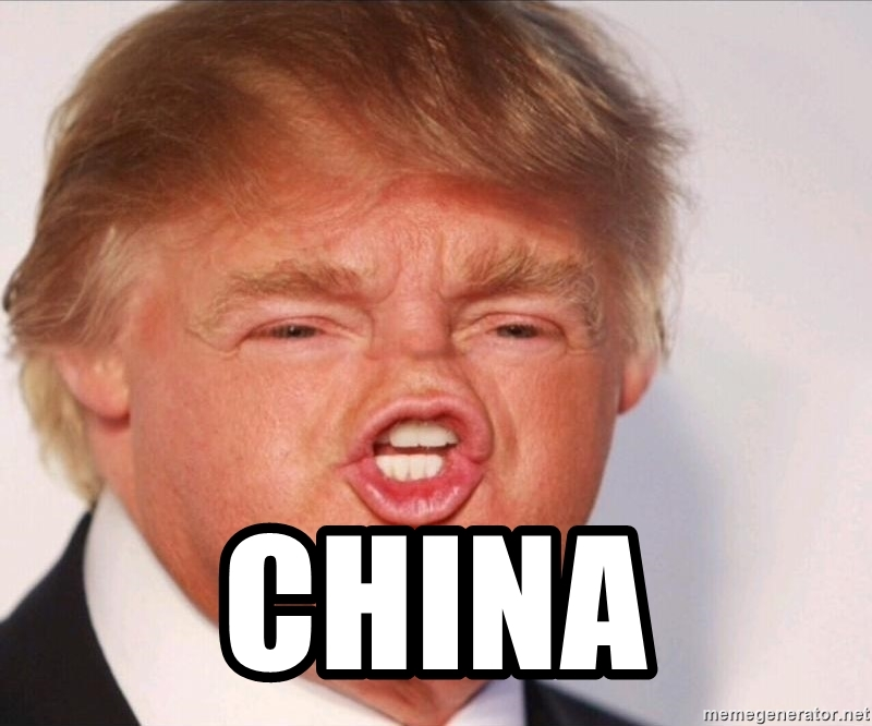 Китай мем. Trump China meme. Чина Мем. China мемы.