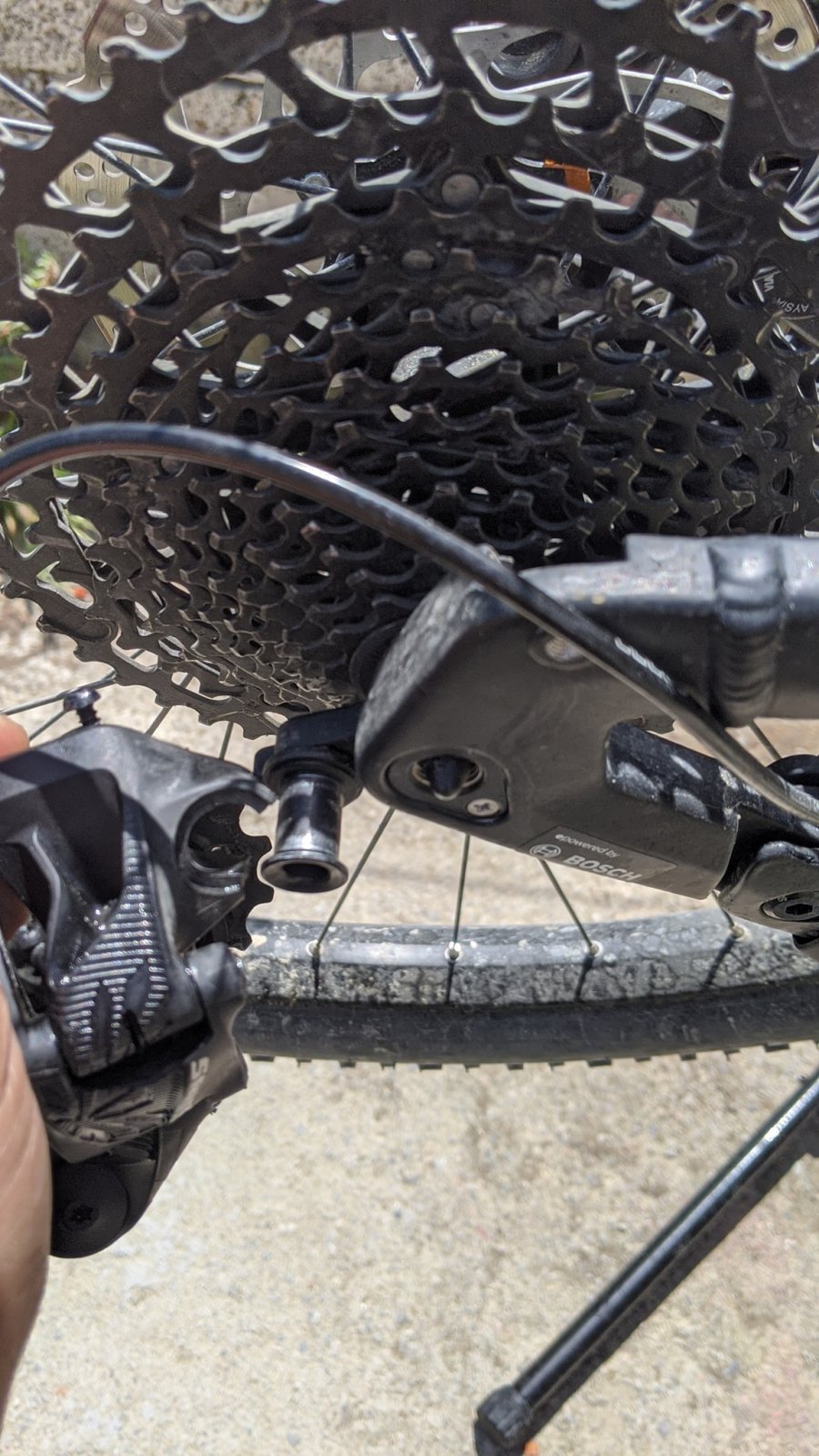 Sram sx derailleur clearance hanger