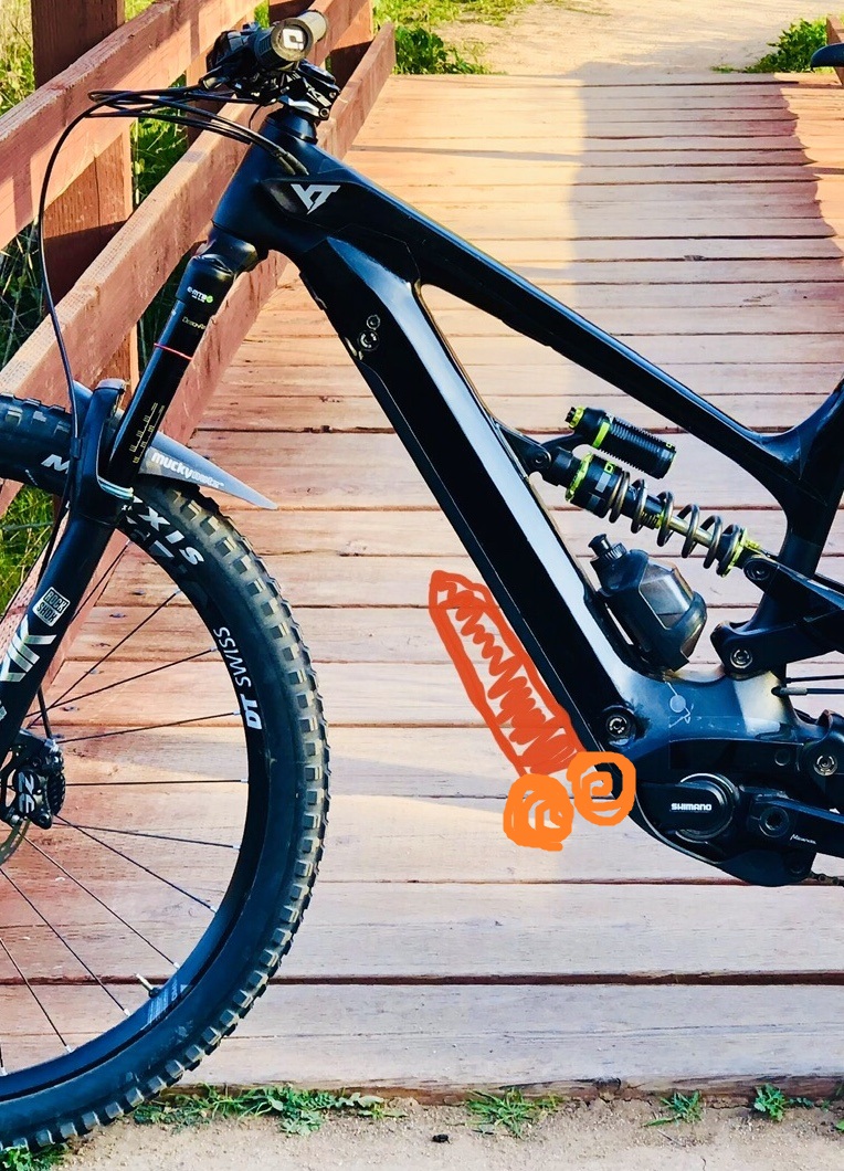 Water bottle Underneath the downtube EMTB Forums