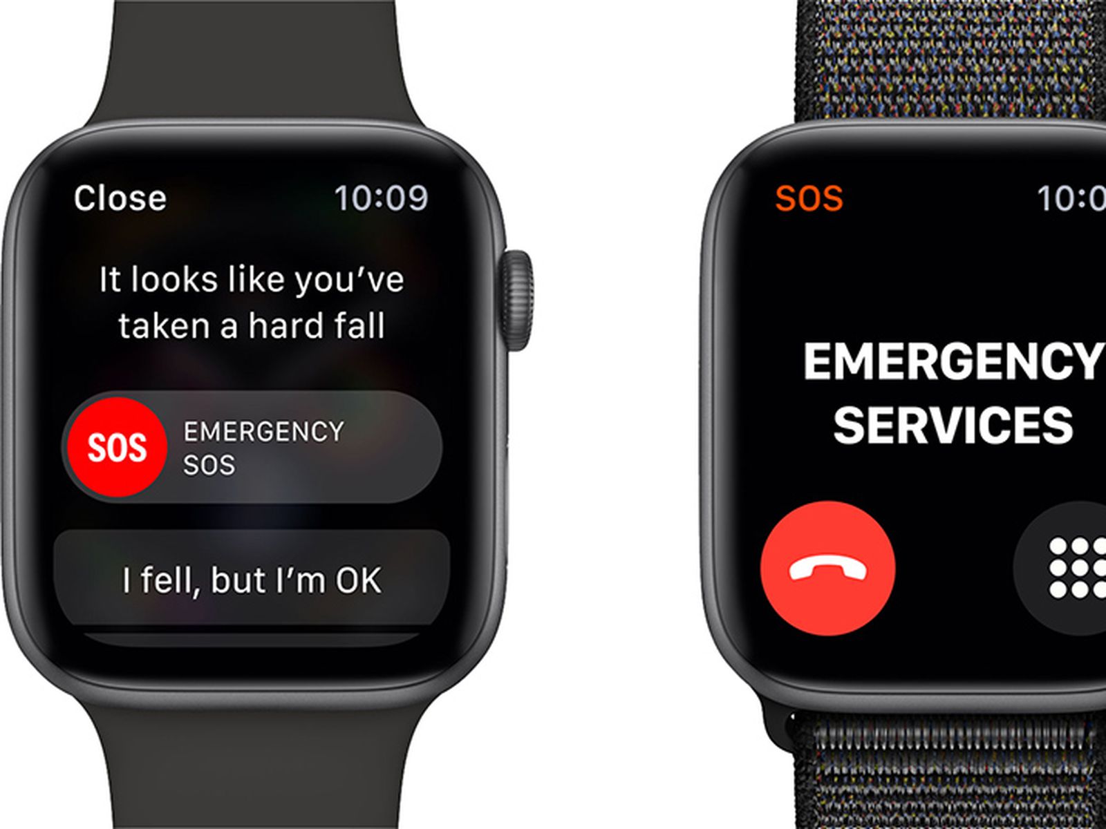 Hard fall detection apple watch sale