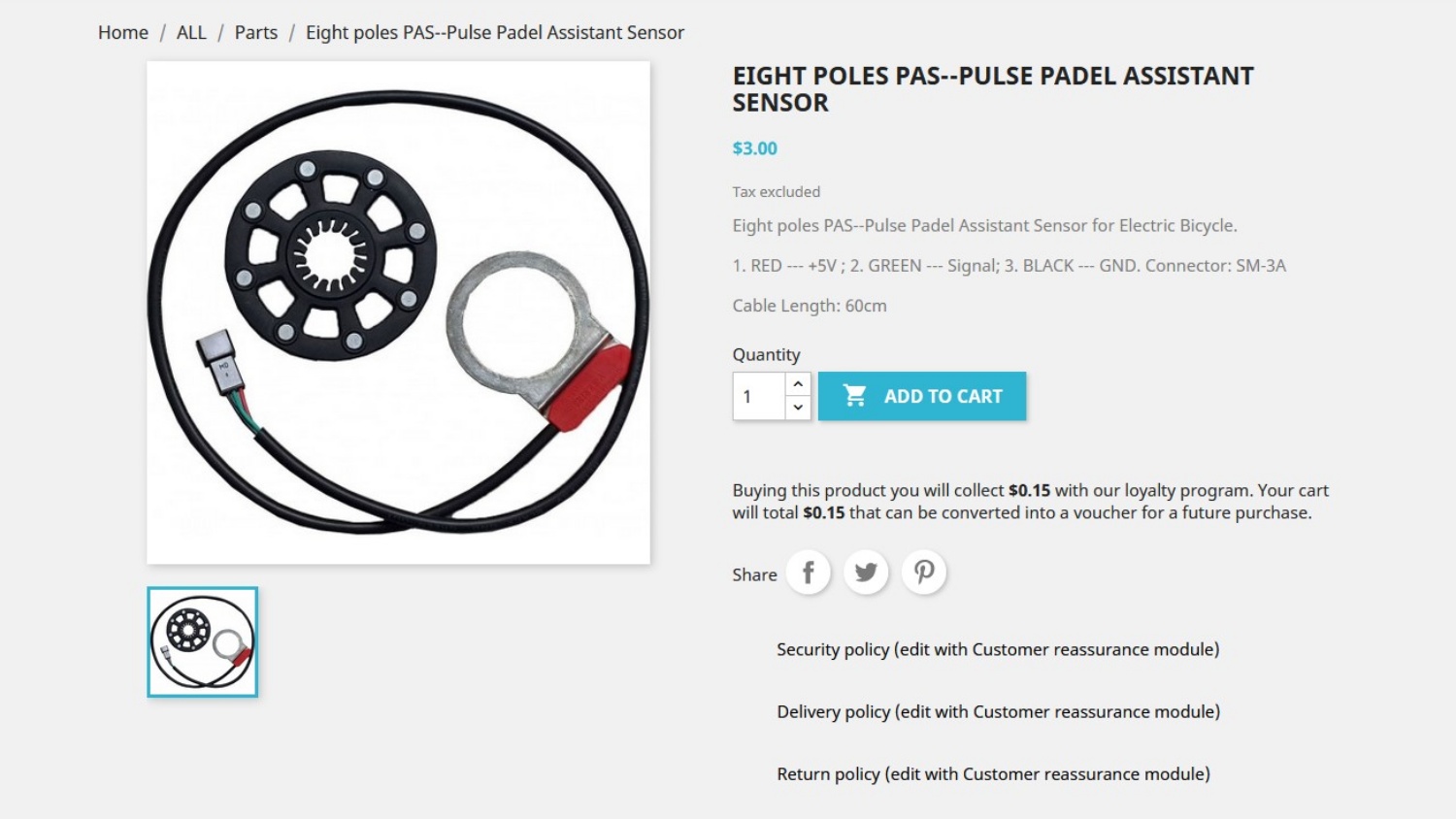 PAS sensor = cadence sensor.