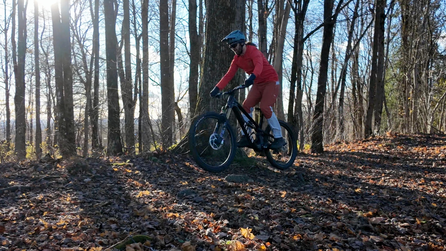 Pedaling and popping makes for a fun ride on flatter terrain.