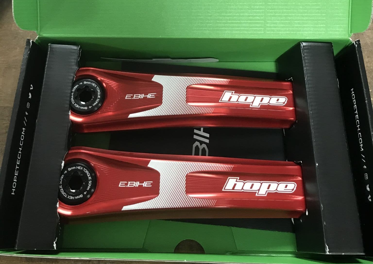 Hope 155mm ebike online cranks