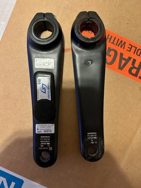 Stages power meter discount 165mm