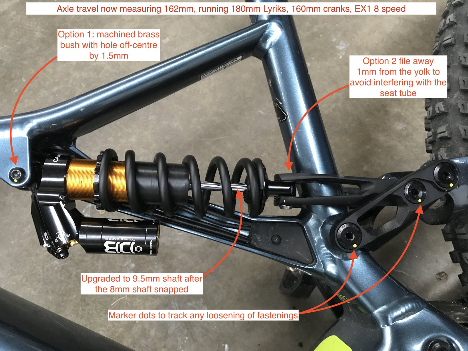 levo rear shock