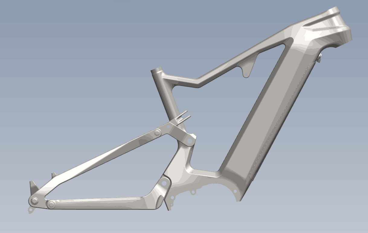 E mtb clearance frame