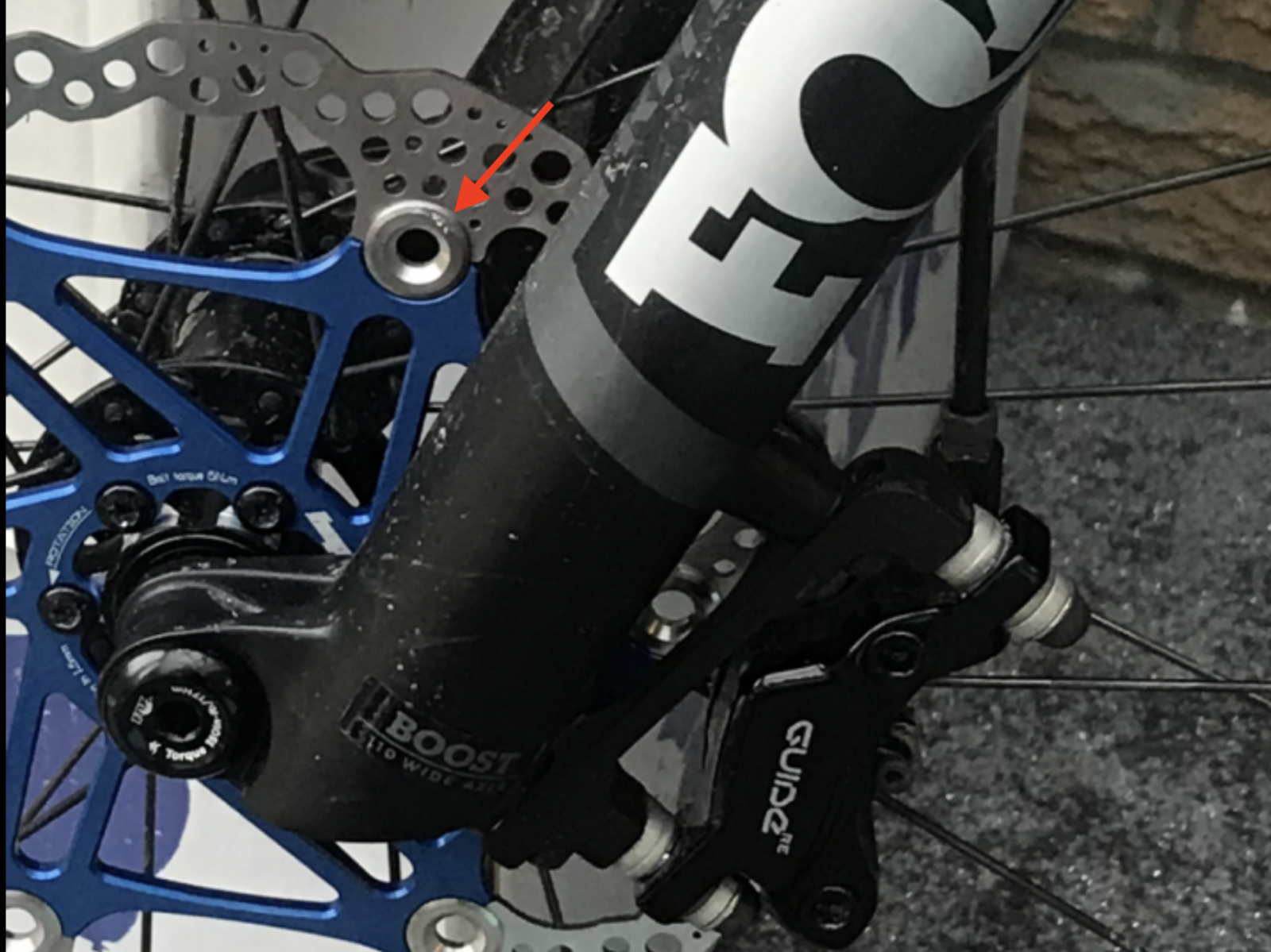 Sram 180 to clearance 203 adapter