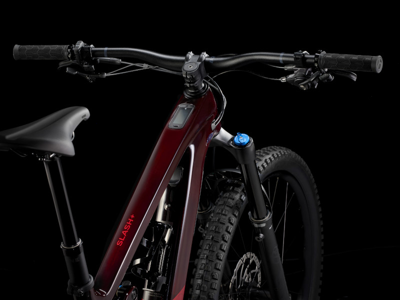 The TQ display sits integrated in the toptube.