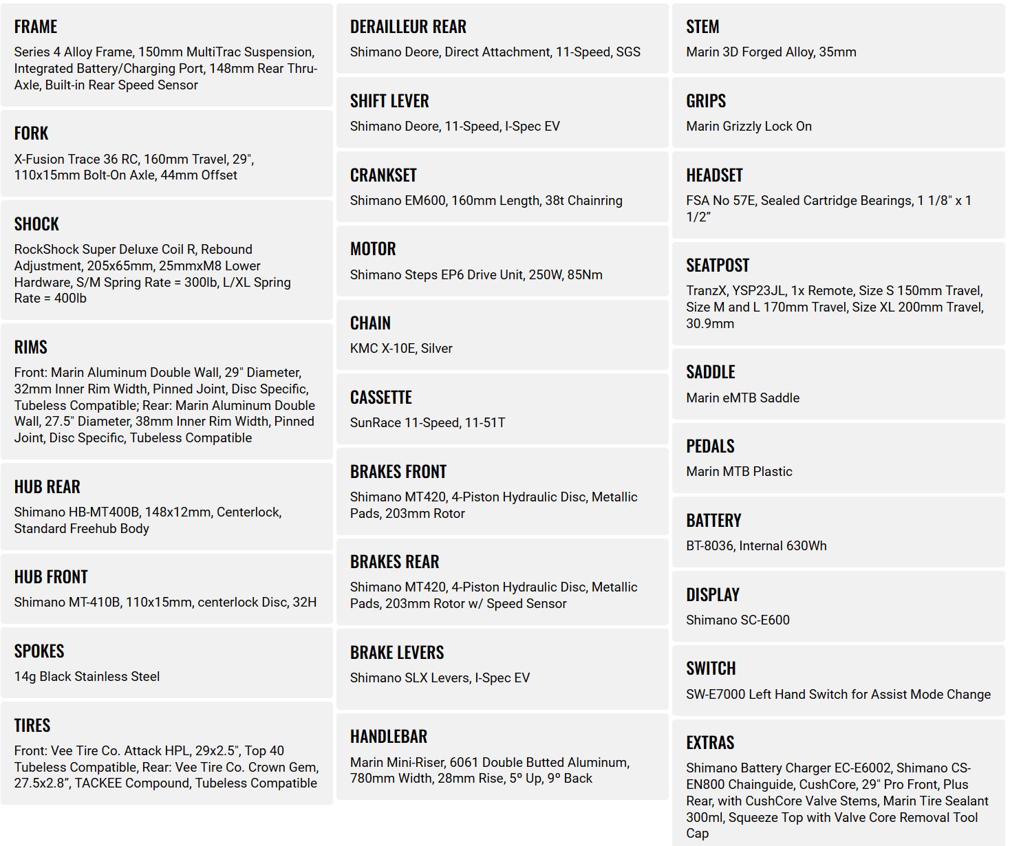 It seems there are a few errors in the specs, like the tyres and brake levers.