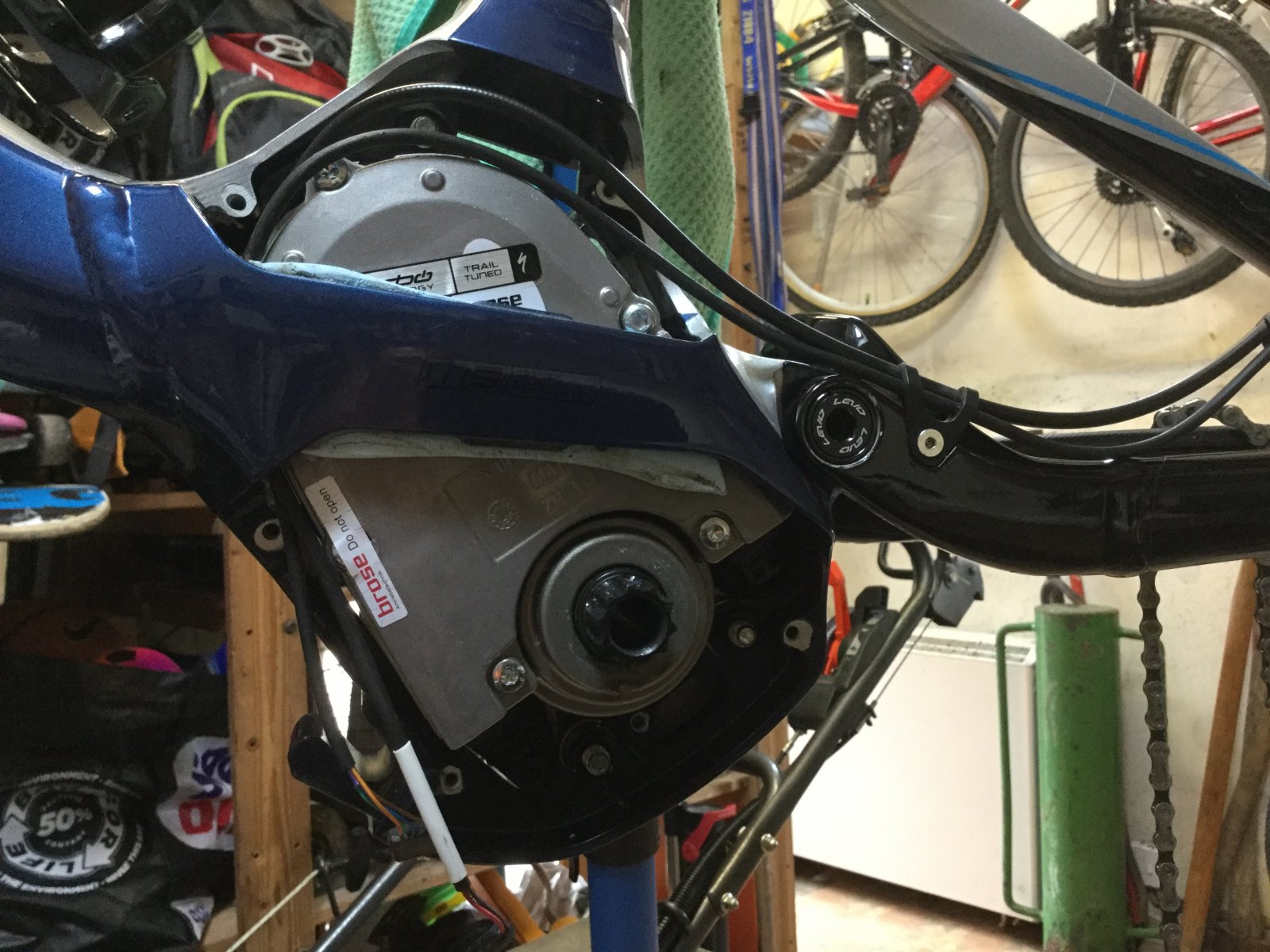 turbo levo crank removal