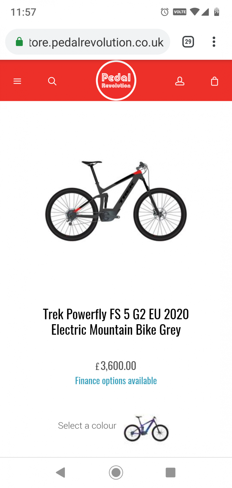 trek powerfly fs 5 g2 2020 electric mountain bike