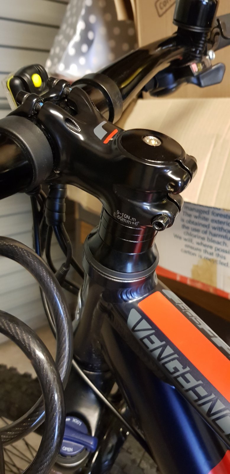 carrera vengeance handlebars