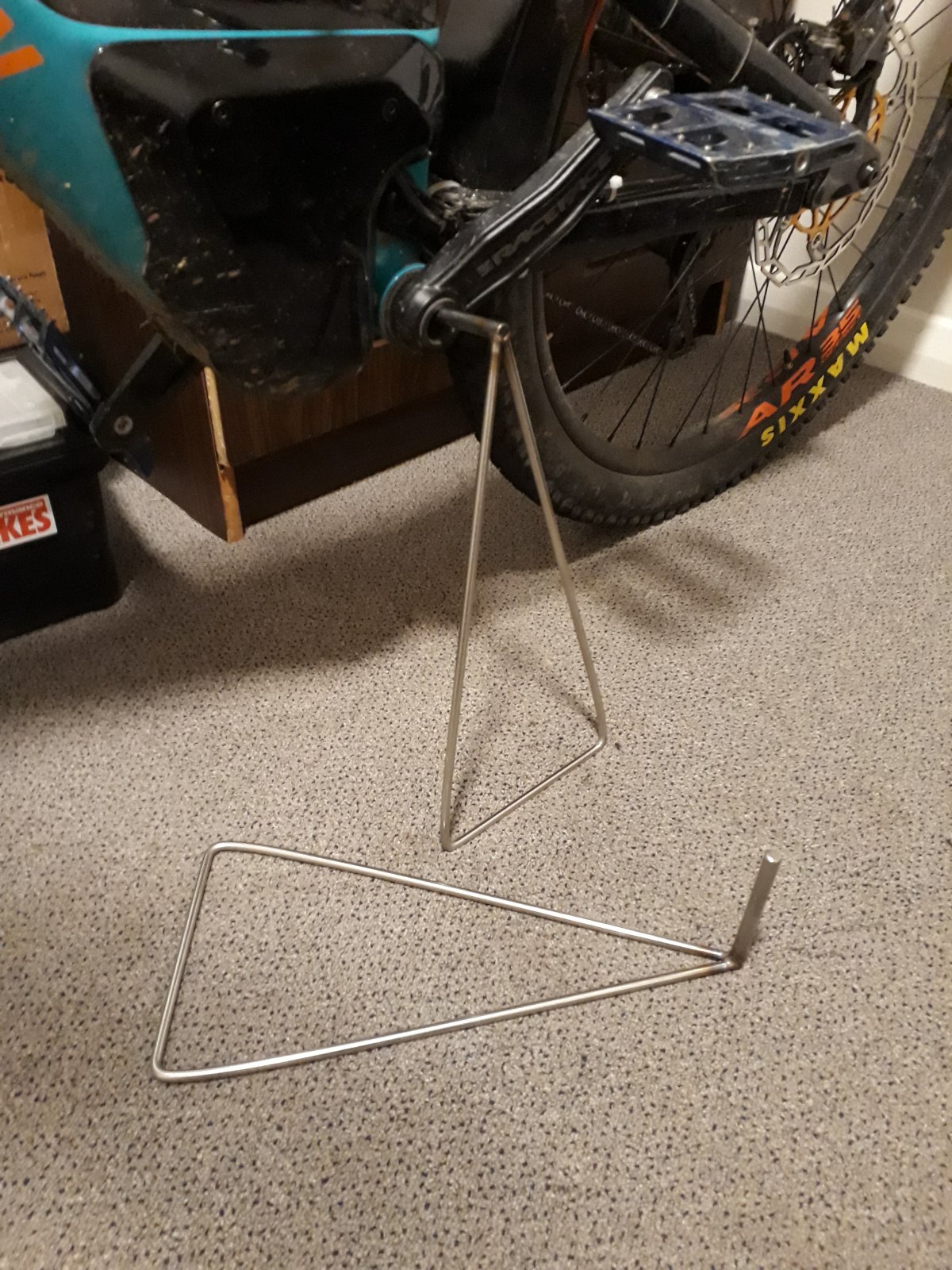 plastic bike stand