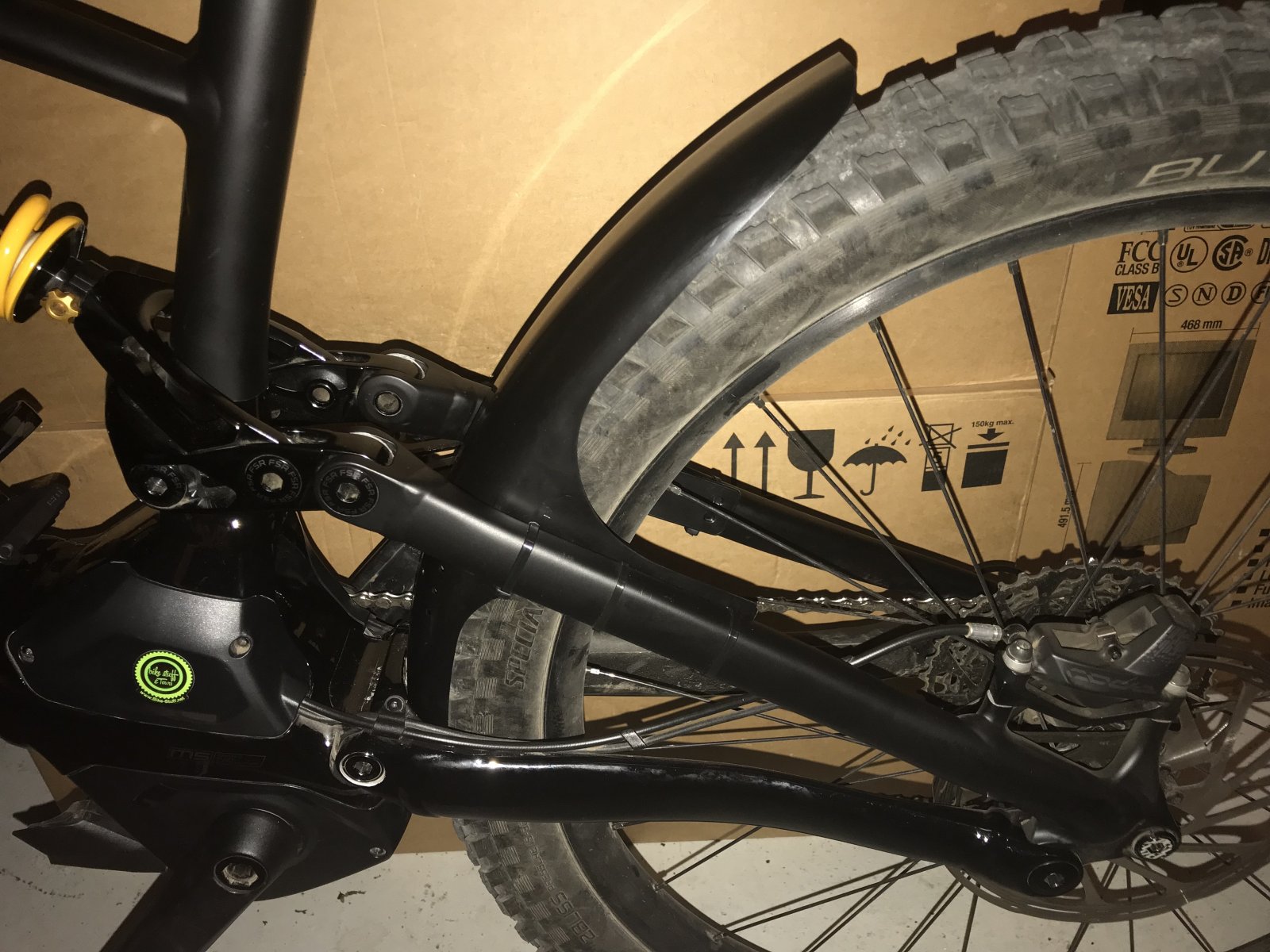 specialized turbo levo rear mudguard