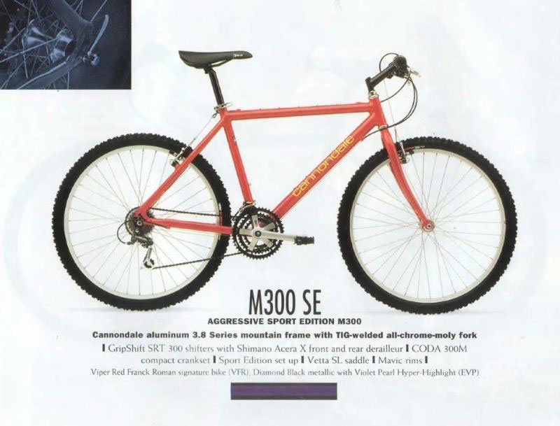 1994 cannondale m300