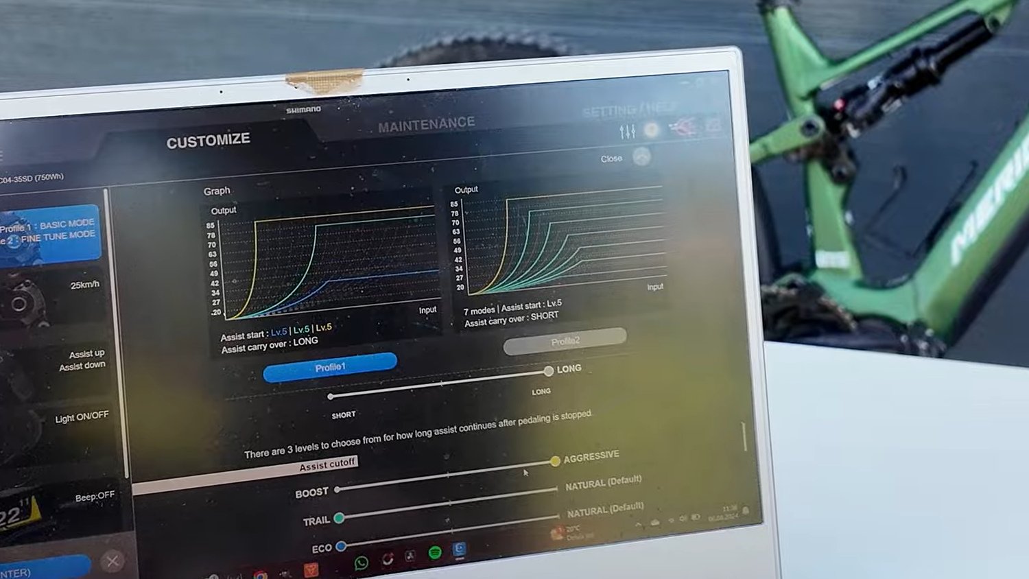 Testing the new Shimano EP801 motor overrun – software 4.3.0